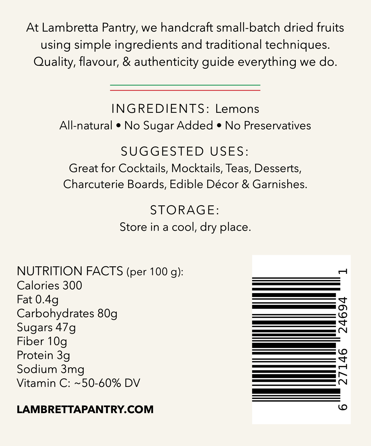 Dried Lemon Slices