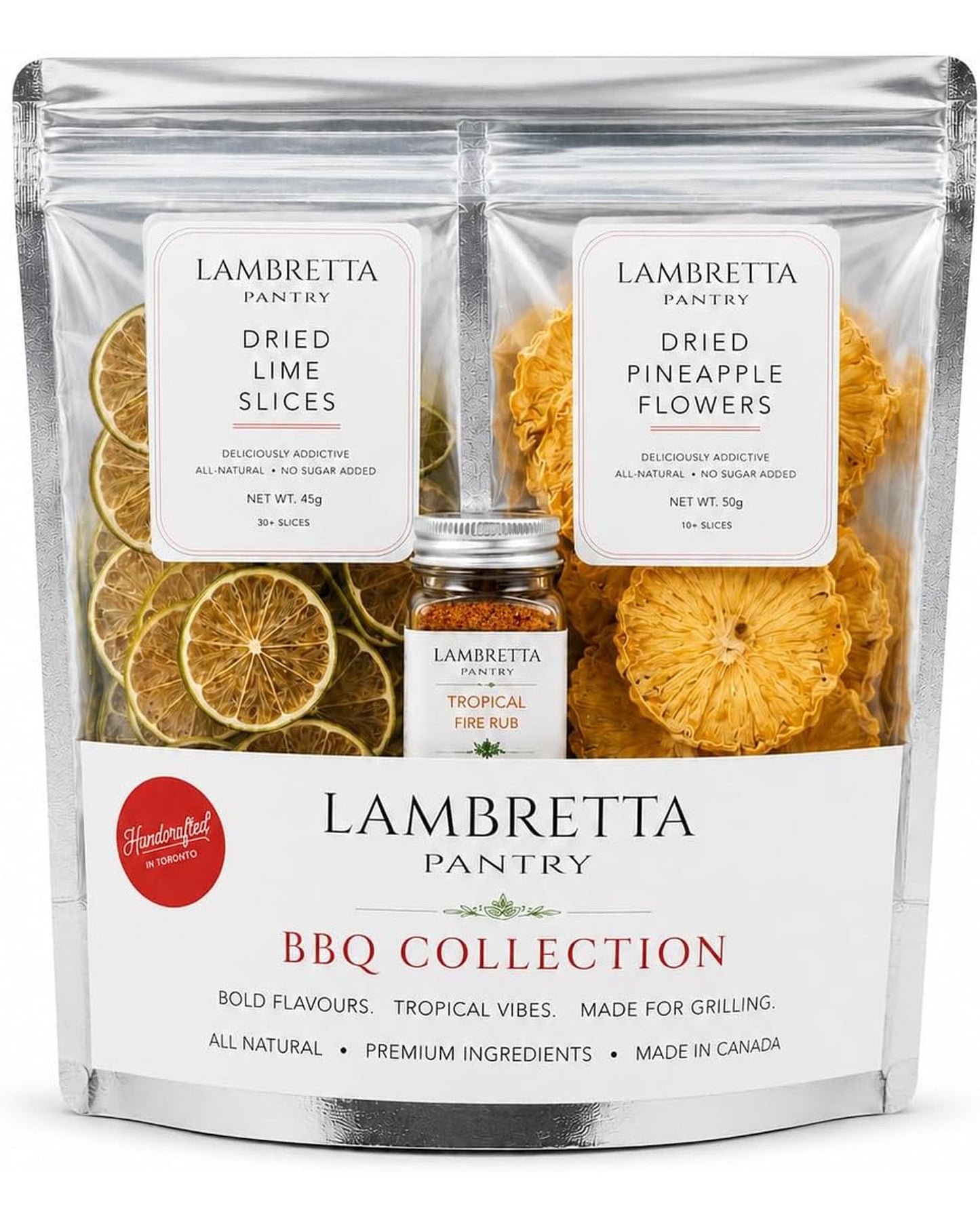 Lambretta Pantry BBQ Gift Set – Dried Fruit & Spice Rub Bundle, Handcrafted