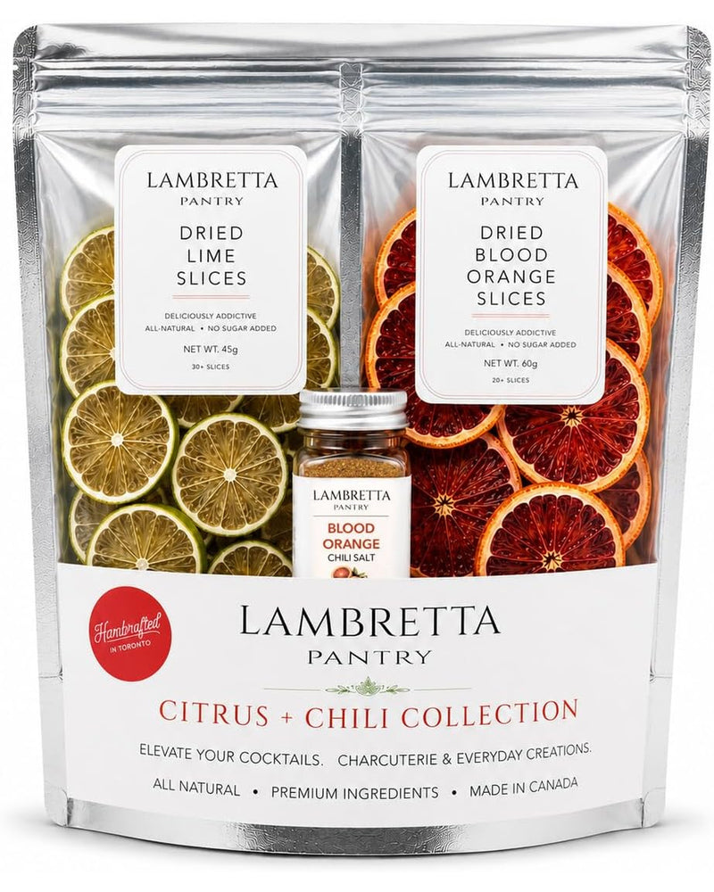 Lambretta Pantry Citrus & Chili Gift Set – Dried Fruit & Salt Bundle, Handcrafted