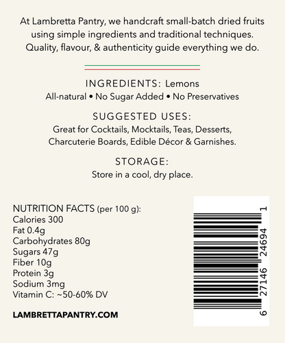 Dried Lemon Slices