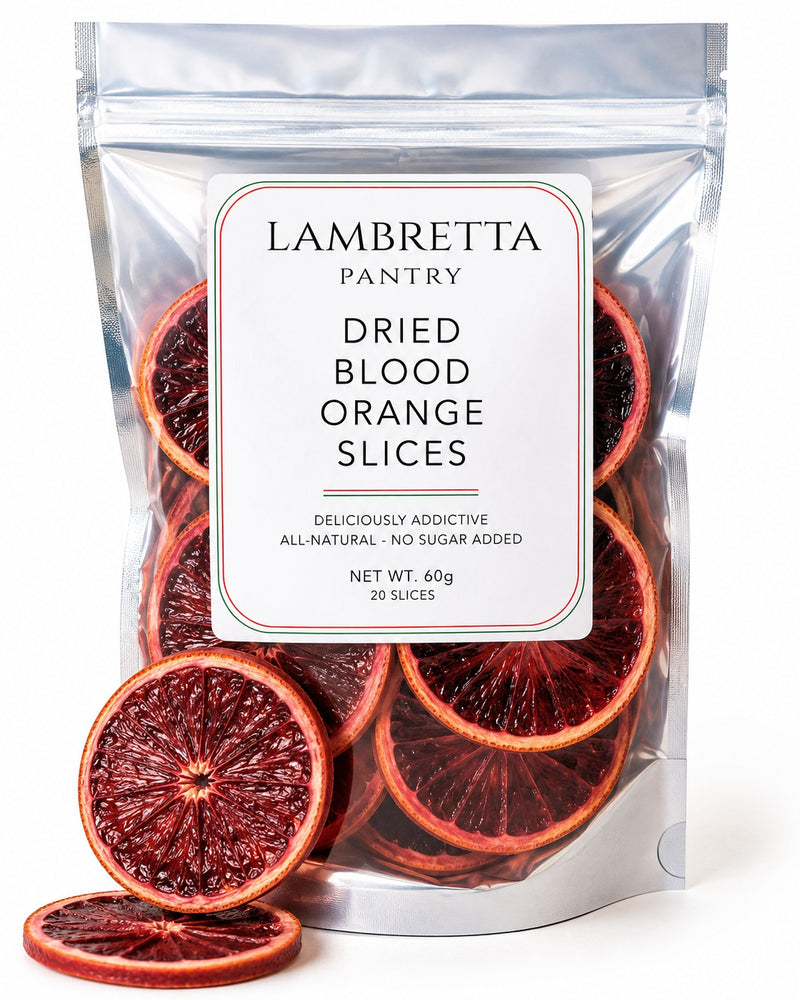 Dried Blood Orange Slices – Cocktail Garnish & Tea, All-Natural, 60g