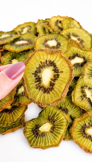 Dried Green Kiwi Slices – All-Natural Snack, Cocktail Garnish & Tea, 60g