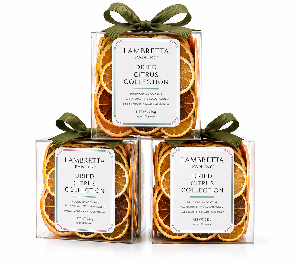 Boîte en vrac de tranches d'orange séchées – Garniture de cocktail et pâtisserie, 100% naturel, 225g