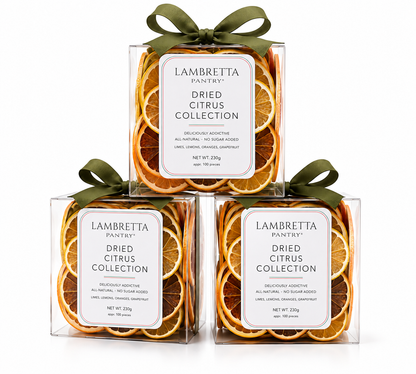 Boîte en vrac de tranches d'orange séchées – Garniture de cocktail et pâtisserie, 100% naturel, 225g