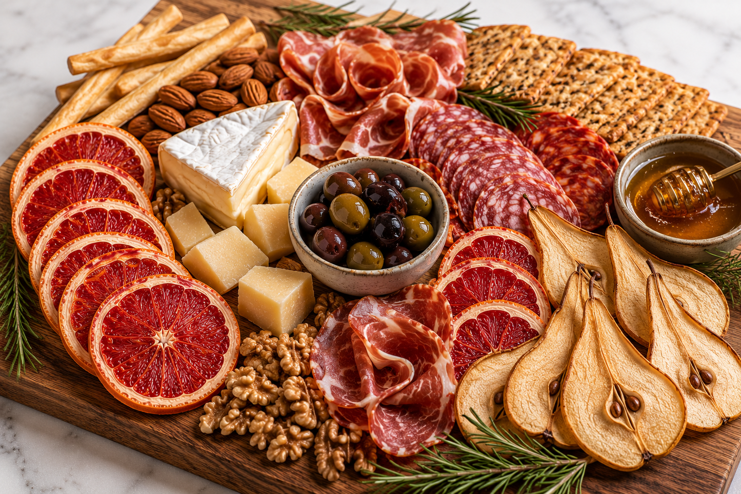 Dried Ruby Red Grapefruit Slices – Cocktail Garnish & Tea, All-Natural, 60g
