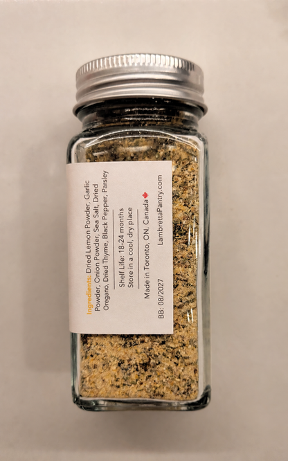 Assaisonnement Citron Ail et Herbes – Mélange d'épices tout usage, petite production, 50g
