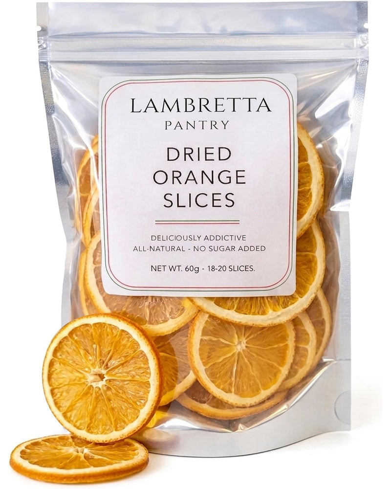 Dried Orange Slices – Cocktail Garnish & Baking, All-Natural, 60g